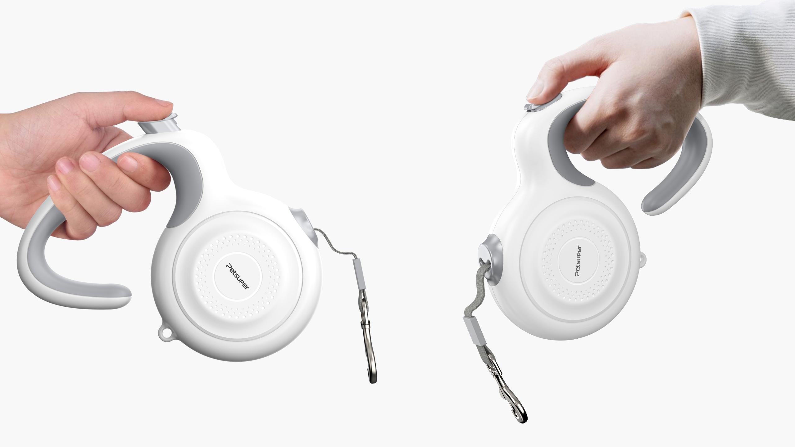 자동 강아지 리드줄